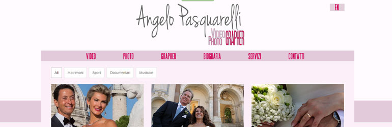 Angelo Pasquarelli Video Maker Site